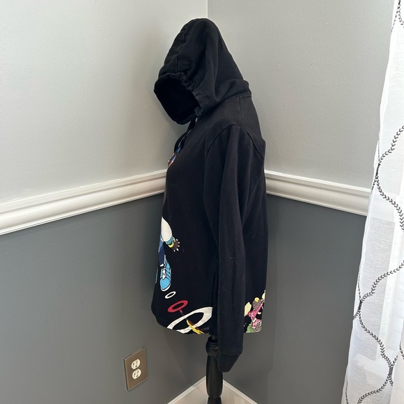 VZNARY X Graduation Bear Black Graphic Hoodie Size Medium Preowned - Picture 6 of 7